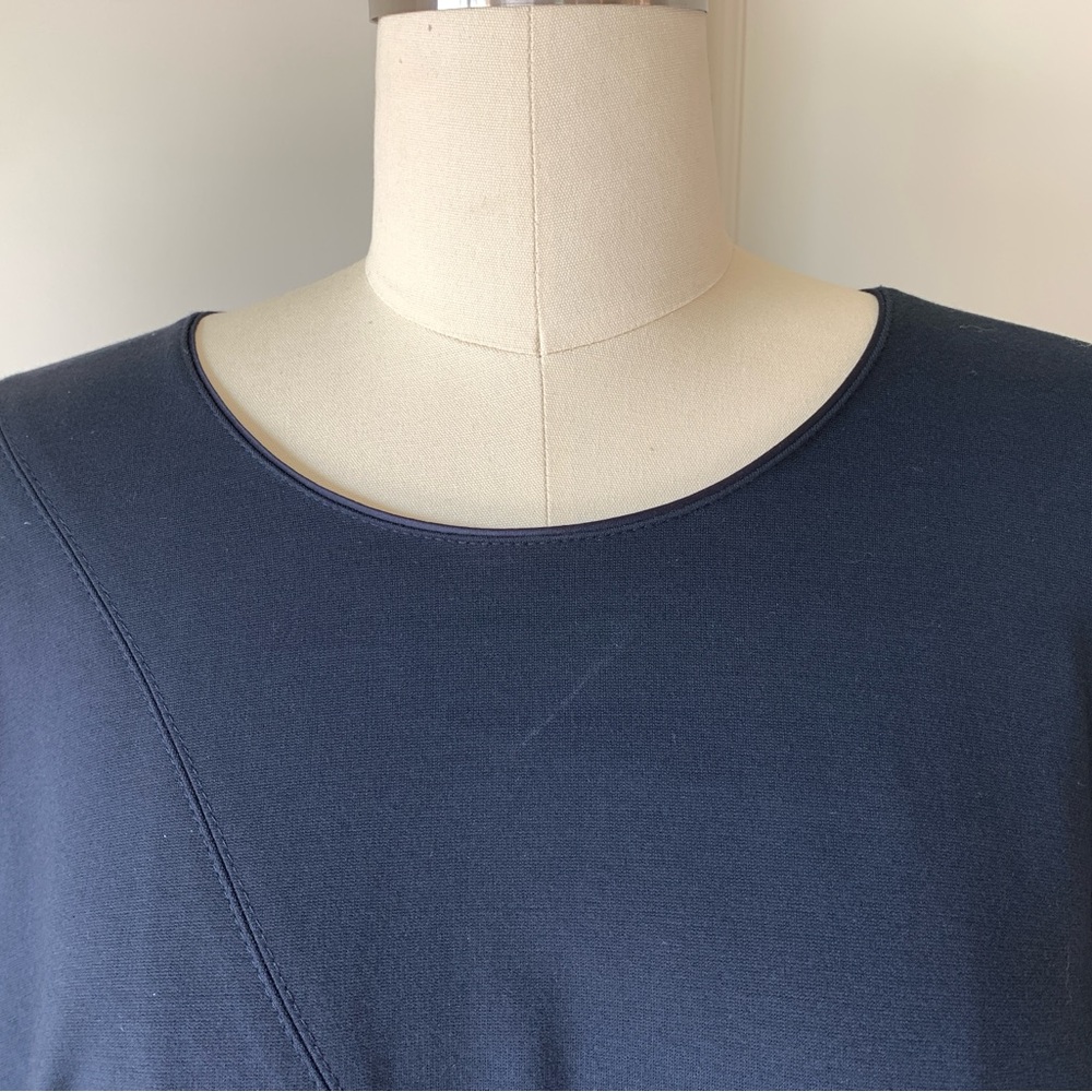 Lafayette 148 New York Midnight Long Sleeve Dress - Picture 5 of 6